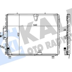 KLIMA RADYATORU MERCEDES W124 S124 C124 A1248301070