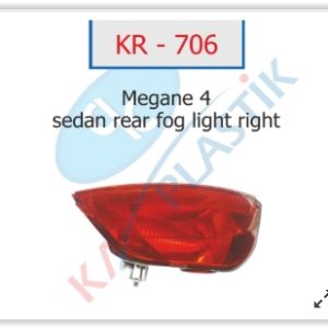 ARKA SİS FAR LAMBASI SAĞ MGN 4 SEDAN MODEL 265808906R