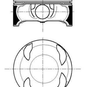PISTON SEGMAN STD 83.00mm MERCEDES M274.910 W204 W205 W212 W213 R172 A2740302317-8772607000