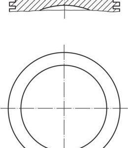MOTOR PİSTON SEGMAN STD P207-P208-P2008-P206 T3E -DS3-C3 III-FIESTA 1.4HDI 8V DV4C/Euro5 73.7mm 0628.W2