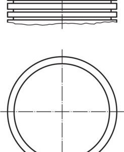 MOTOR PİSTON SEGMAN 78.50 STD P206-207-307-PARTNER-C3-BERLIN 1.6ie 16V TU5-JP4 00 040PI0000410082