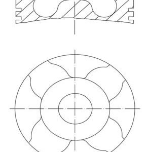 MOTOR PİSTON SEGMAN 0.50 FOCUS II 04 11 C.MAX 1.6TDCI 04 11 C4-C5- BERLINGO-307-308-407-508- PARTNERTEPEE DV6 TD/TED C.RAIL 1560 CC 1.6 HD 75.6