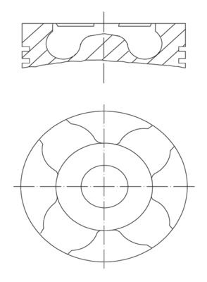 MOTOR PİSTON SEGMAN 0.60 -0.20mm KISA OCUS II 04 11 C.MAX 1.6TDCI 04 11 C4-C5- BERLINGO-307-308 -407-508-PARTNERTEPEE DV6 TD/TED C.RAIL 1560 CC 1.6