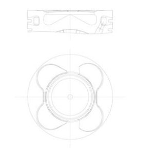 PISTON SEGMAN 84mm STD BMW M57 N2 E53 E60 E90 E65 E83 E70 E71 E72 11257792745-11257792746