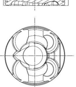 PISTON SEGMAN STD 77.00mm BMW N13 B16 F20 F30 MINI N18 R55 R56 R58 R59 R60 PEUGEOT 5FW EP6 5008 308 3008 207 CITROEN C3 C4