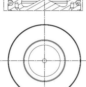PISTON SEGMAN STD. 84.00mm BMW N47 D20 E82 E87 F10 F20 F22 E90 E92 E93 F30 F34 F33 F32 F36 E60 E83 E84 F25 F15 11257810755-11258580699