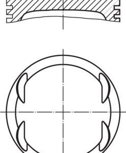 PISTON SEGMAN 0.50mm 85.50mm BMW M44 B19 E36 318 TI-IS 1.9I 95 98 11251739789