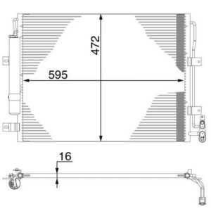 KLIMA RADYATORU 306DT DISCOVERY 4 L319 09 18 RANGE ROVER SPORT I L320 09 13 LR015556-LR018405-JRB500270