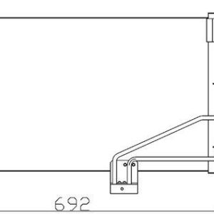 KLIMA RADYATORU MERCEDES W203 CL203 S203 C209 A209 A2035001254