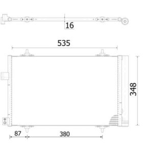 KLİMA RADYATÖRÜ KONDANSÖR P407 04 11 P508 10 18 C5 04 17 1.6-1.8-2.0 VTI-HDI 6455.HV-6455.GY-6455.JB-9683011280