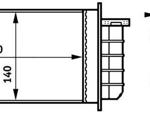 KALORİFER RADYATÖRÜ BRAVO 95-01 BRAVA 95-01 MAREA 96-02 250x140x42
