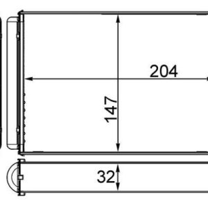 KALORİFER RADYATÖRÜ OPEL ASTRA J ASTRA J GTC 10 ASTRA K-ZAFIRA TOURER C 15 1618297-13287939