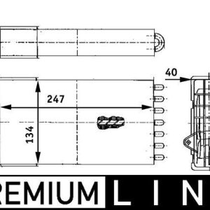 KALORİFER RADYATÖRÜ PEUGEOT 206 1.4 HDI 1999 6448.G3