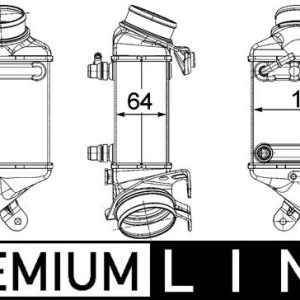 TURBO RADYATORU BMW F10 F01 F15 E70 E71 F11 F12 F13 PREMIUM LINE 17517575404 13717575406