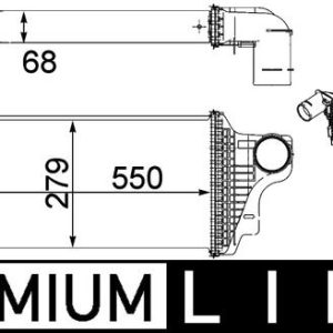TURBOSARJ RADYATORU MERCEDES X164 W164 A1645000000