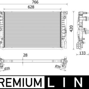 MOTOR SU RADYATORU PREMIUM LINE BMW G30 16 20 G32 18 20 G11 G12 16 19 G14 18 20 17118474824 17118590047 17118576506