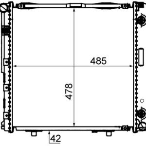 MOTOR SU RADYATORU MERCEDES W124 S124 C124 KLIMALI A1245008703