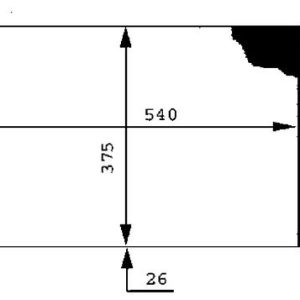 RADYATÖR CORSA C-COMBO-TIGRA 1.0-1.2-1.2 16V-1.4-1.4 16V AC KLİMASIZ MEK 540x378x23 1300236-9201955-25555161-24445162