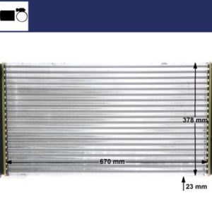 RADYATÖR 306 II-PARTNER-XSARA BERLINGO 1.9D AC MEK 670x377x34 1330.41-1330.E1-1330.23-1331.FG