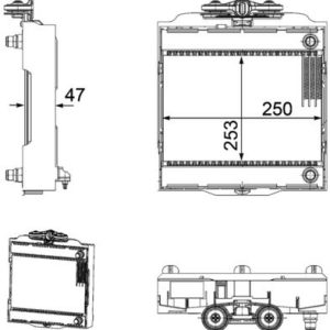 EK SU RADYATORU PREMIUM LINE SOL BMW F10 F01 F06 F07 F12 F13