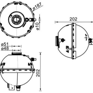 RADYATOR YEDEK SU DEPOSU BMW N13 N20 N26 B38 F20 F22 F23 F30 F32 F33 F34 F36