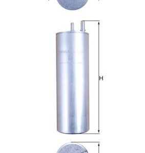 KL229/2 YAKIT FİLTRESİ VW T5 2.5TDİ 03-09 BNZ-BPC 2 ÇIKIŞLI 7H0127401D