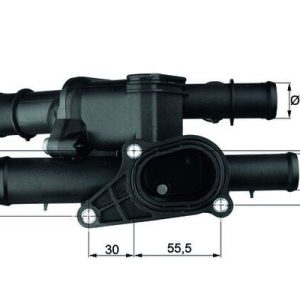 TERMOSTAT KOMPLE BORA-GOLF IV-A3 1.9-2.3 99-06 MANUEL 105C 06A121111