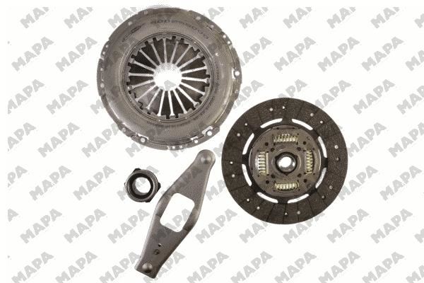 DEBRIYAJ SETI TRANSIT V184 2.4TDCI 100PS-120PS-125PS 00 06 RULMANLI CATALLI 1C1Q7L596AA-YC1J 7L596 BA