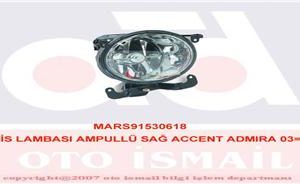 SİS LAMBASI AMPULLÜ SAĞ ACCENT ADMIRA 03