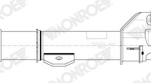 AMORTISOR ON GAZLI MERCEDES VITO W447 14 A4473205538