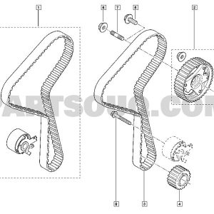 EKSANTRİK MİL SAPLAMASI CLIO-KANGOO-MEGANE-SANDERO-LODGY-LOGAN-DUSTER 1.5 DCI K9K 8200778847-7700114692
