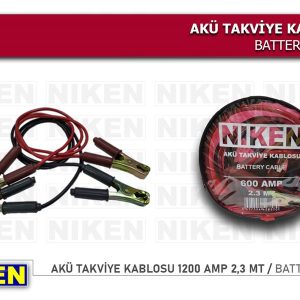 AKÜ TAKVİYE KABLOSU 1200 AMP 2.3 MT