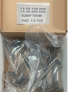 SUBAP TAKIMI EMME-EGZOZ CLIO V 19 TALIANT 21 MEGANE IV 15 DACIA DUSTER II 19 1.0TCE H4D 12V IN-EX KISA TİP 132014955R-132029393R