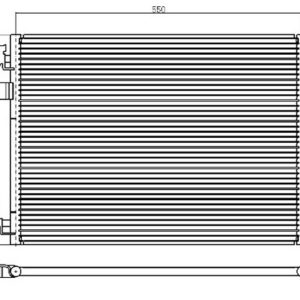 KLİMA KONDENSERİ RADYATÖRÜ ASTRA J-ZAFIRA C-CRUZE 1.3-1.4-1.6-1.7-1.8