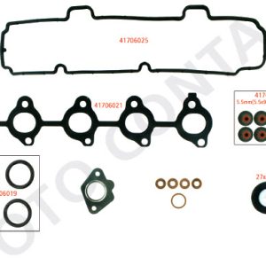 ÜST TAKIM CONTASI P107-P206-P307-BIPPER-NEMO-FIESTA-FUSION 1.4HDI DV4 TEFLON KEÇELİ SKC SİZ