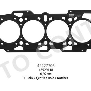 SKC 0.92 mm 1 DELİK DOBLO 1.9 D MLS ÇOK KATLI ÇELİK