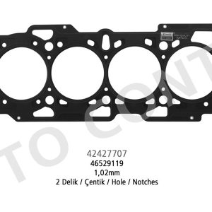 SKC 1.02 mm 2 DELİK DOBLO 1.9 D MLS ÇOK KATLI ÇELİK