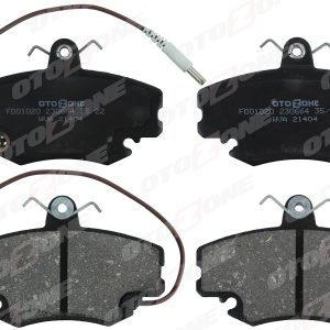 ÖN BALATA FİŞLİ RENAULT R9-R19-R21-CLIO I-II-MEGANE I-TWINGO-LOGAN-SANDERO-SOLENZA GDB 400