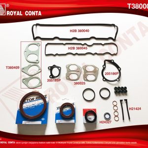 MOTOR TAKIM CONTA KEÇELİ LASTİKLİ PARTNER-BERLINGO-C15-JUMPY-XSARA 1.9 DW8 0197.X6