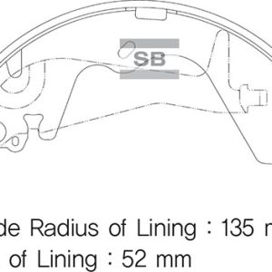 ARKA KAMPANA PABUÇ BALATA HYUNDAI GALLOPER 2.5L D4BH TCİ 99-03 / 3.0L G6AT SOHC V6 98-01