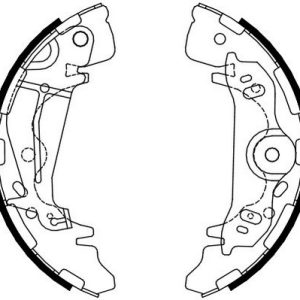 ARKA KAMPANA PABUÇ BALATA HYUNDAI STAREX 2.5L D4BH TC. TCI panelvan 03-08 583054AA30-583054HA00-583054AA20