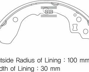ARKA KAMPANA PABUÇ BALATA KIA RIO 1.5L A5D DOHC yumurta kasa 00-05 / 1.3L A3E SOHC yumurta kasa 00-05