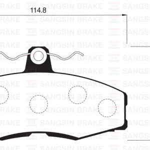 ÖN FREN BALATA SKODA FAVORIT 1.3L 88-97 / FORD SIERRA 1.3L 1.6L 2.0L 86-93