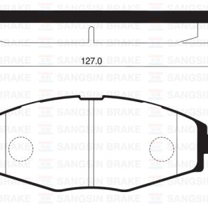 ÖN FREN BALATA DAEWOO LANOS 1.5L 1.6L KLAT 97-05 / MATIZ 0.8L 1.0L M200 M250 KLYA 98-