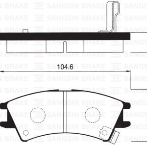 ÖN BALATA ATOS 1.0I 98-01 ATOS PRIME 1.0I 99-01 ATOS SPRIRIT 99 GDB3165