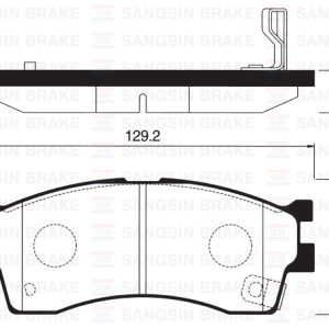 ÖN FREN BALATA KIA RIO 1.3L 1.5L 02-04 / CARENS 1.5L 1.6L 00-02 / SHUMA 1.5L 1.6L HB 01-04 / CLARUS 1.6L 00- 0K2N13328Z-WVA23873