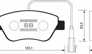 ÖN FREN BALATA FİŞLİ FIAT DOBLO. ALBEA. LINEA. STILO. FIORINO 1.3L JTD Multijet / PEUGEOT BIPPER. NEMO 1.4L HDI 08- 425406-77365651-77362091