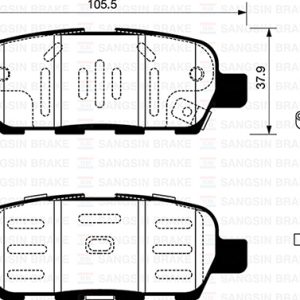 ARKA FREN BALATA NISSAN QASHQAI 1.6L 2.0L HR16 HR20 J10 06-10 / JUKE 1.5L Dci F15 10- 1.6L HR16DE F15 10- / MURANO 3.5L Z51 DCi 08- / X-TRAIL 2.0L