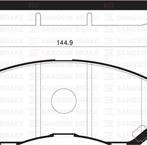 ÖN FREN BALATA MITSUBISHI ASX 1.6L DV6 DI-D GA7W 15- 1.6L 4A92 Euro5 10- / LANCER 1.6L 4G18 CS3A 03-08 1.3L 4G13 CS3A 03-07 / CITROEN C4 1.6L 1.8L