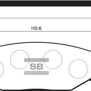 ÖN FREN BALATA SUZUKI JIMNY 1.3L M13A SN413 04-19 / SAMURAI 1.3L G13A G13B SJ413 89-